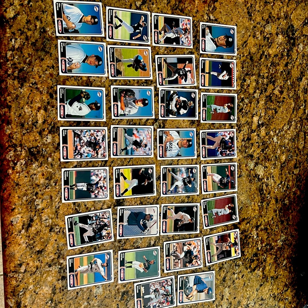 SD PADRES Topps total baseball cards set